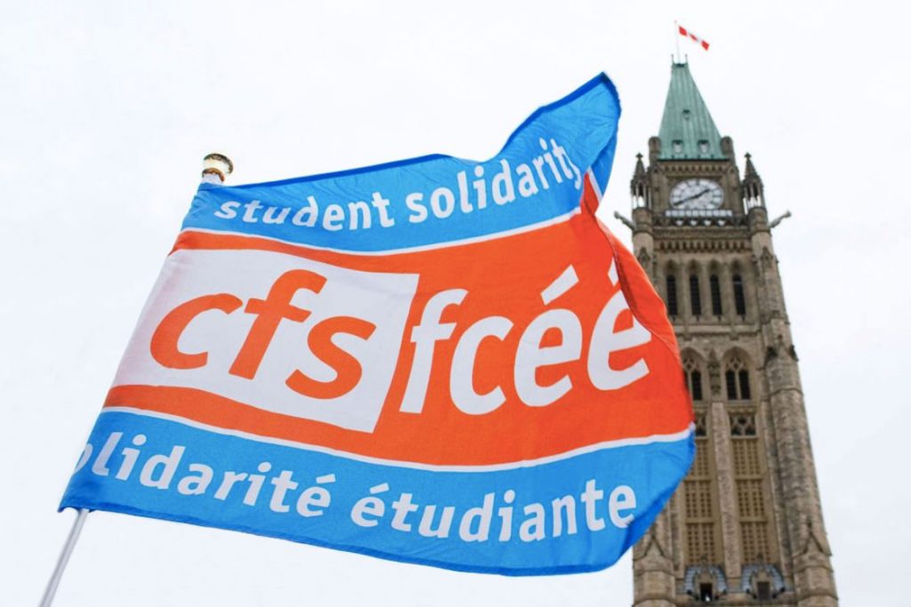 A photo of a CFS Flag